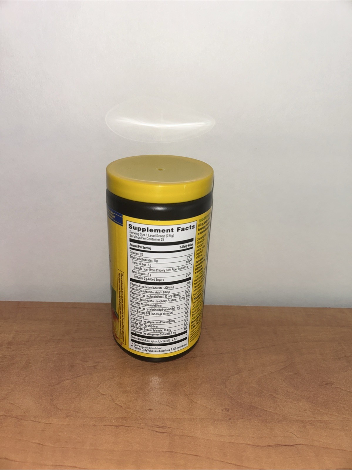 Nature Made Super Greens W/ Probiotics Fiber, expiration: 12/2027