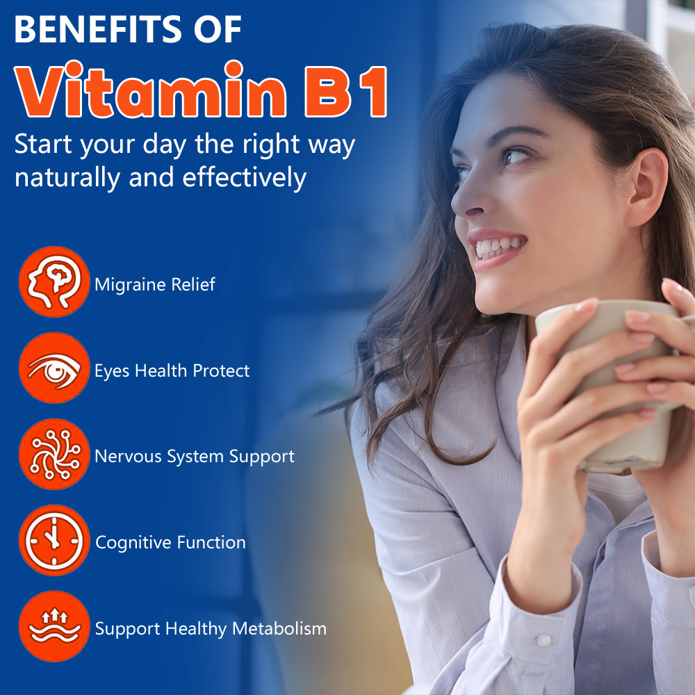Benfotiamine 300mg 120Caps Vitamin B1 Benfotiamine Thiamine Fat-Soluble