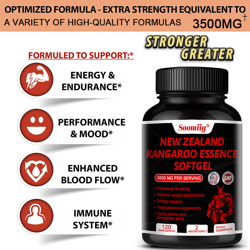New Zealand Kangaroo Essence Capsules Support Men’s Health-Powerful Function