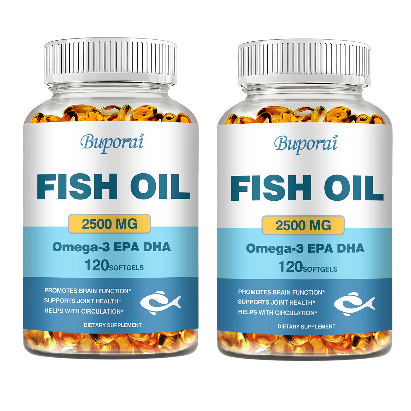 Fish Oil 240pcs – Brain, Skin and Joint Health, Improve Cognitive Function