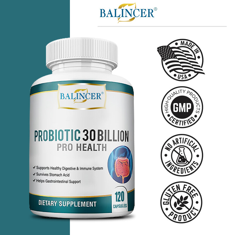 30 Billion Probiotics To Support Healthy Digestion In The Gastrointestinal Tract