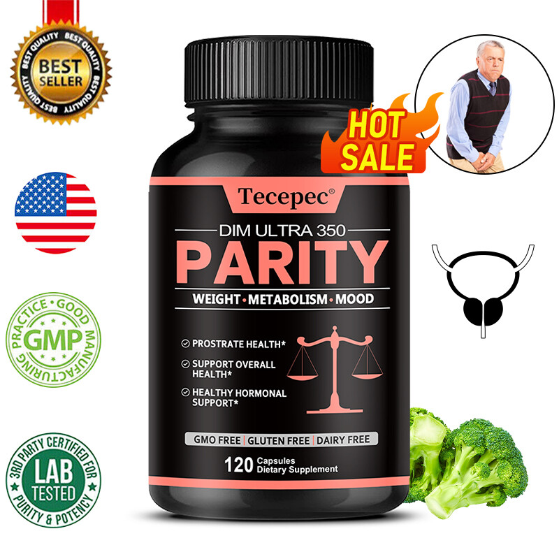 DIM (Diindolylmethane) 350mg, 30 To 120 Capsules with Broccoli & BioPerine
