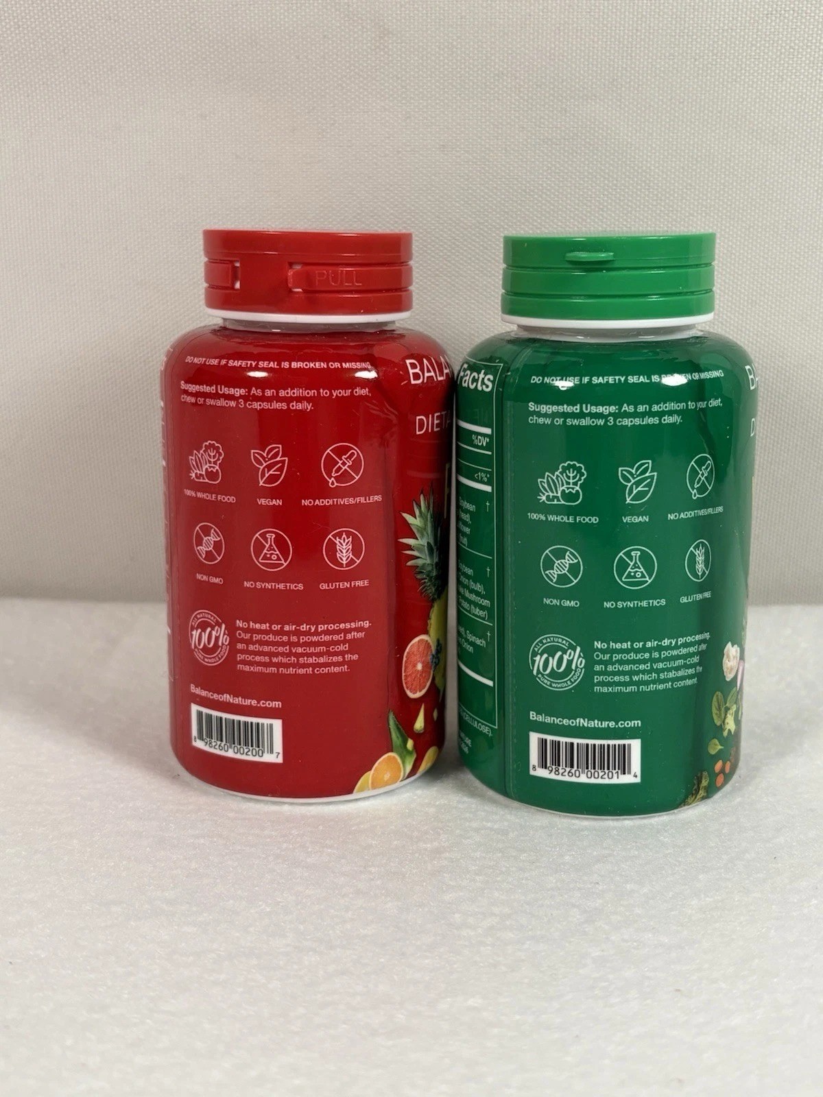 Natures Fruits & Veggies BALANCE Na Dietary Supplement (2 Pack 90 Capsules each)