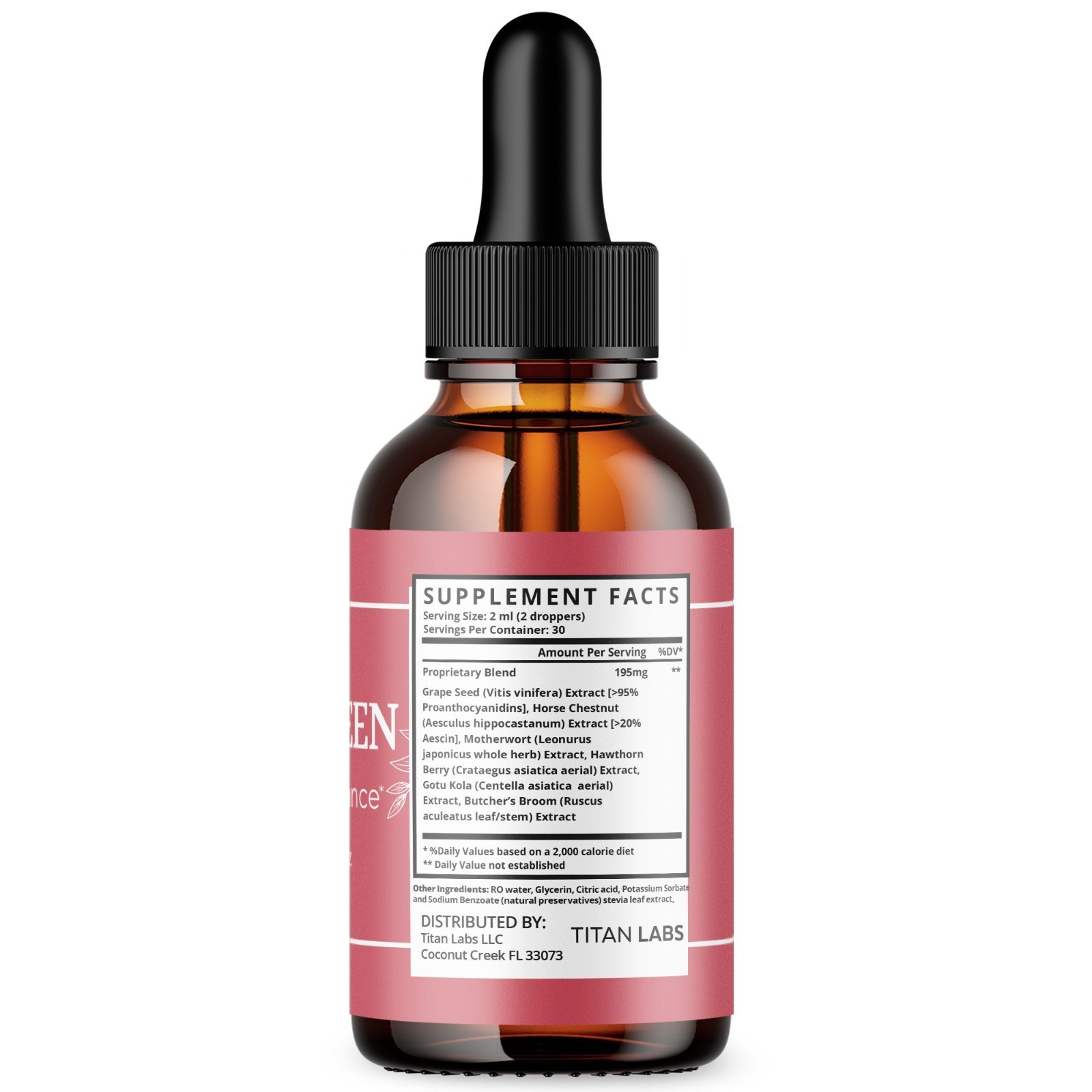 (1 Pack) Pureveen Drops Advanced Health & Fitness Formula Pure Veen 30 Servings