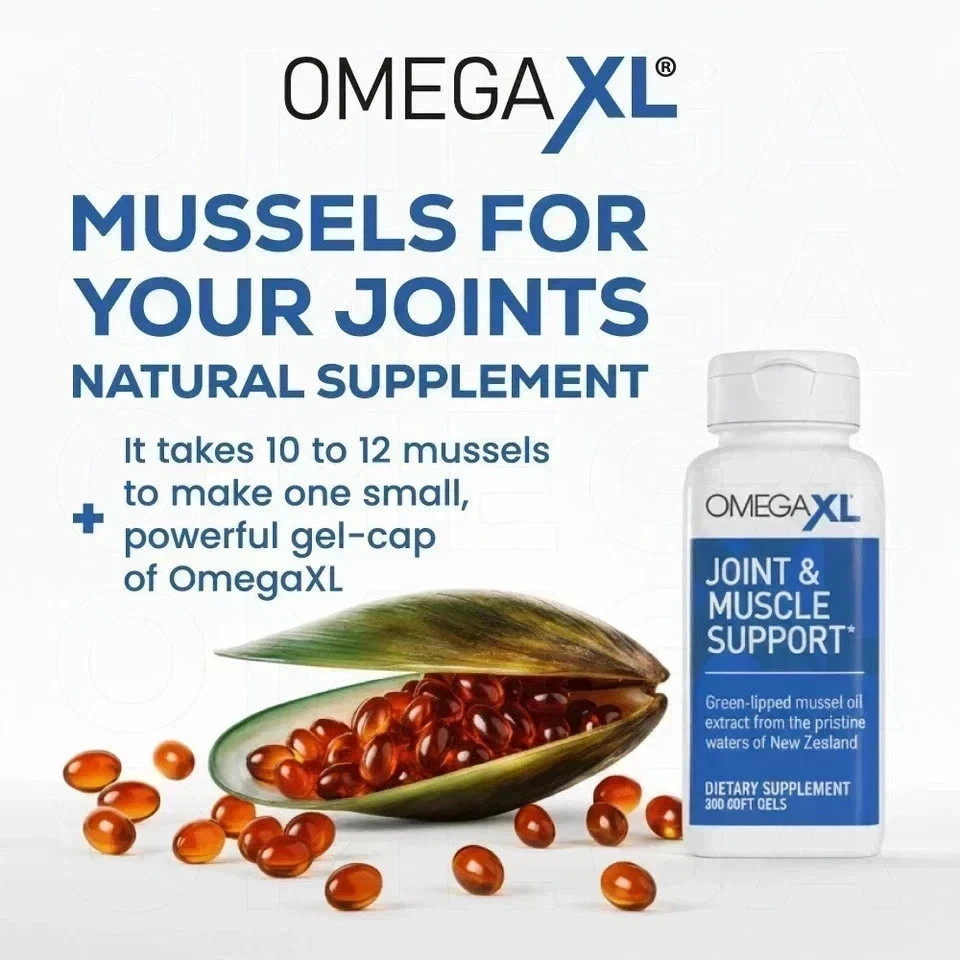 Omega XL 300 Softgels Omega 3 Joint Support Supplement 12/2028 Exp USA