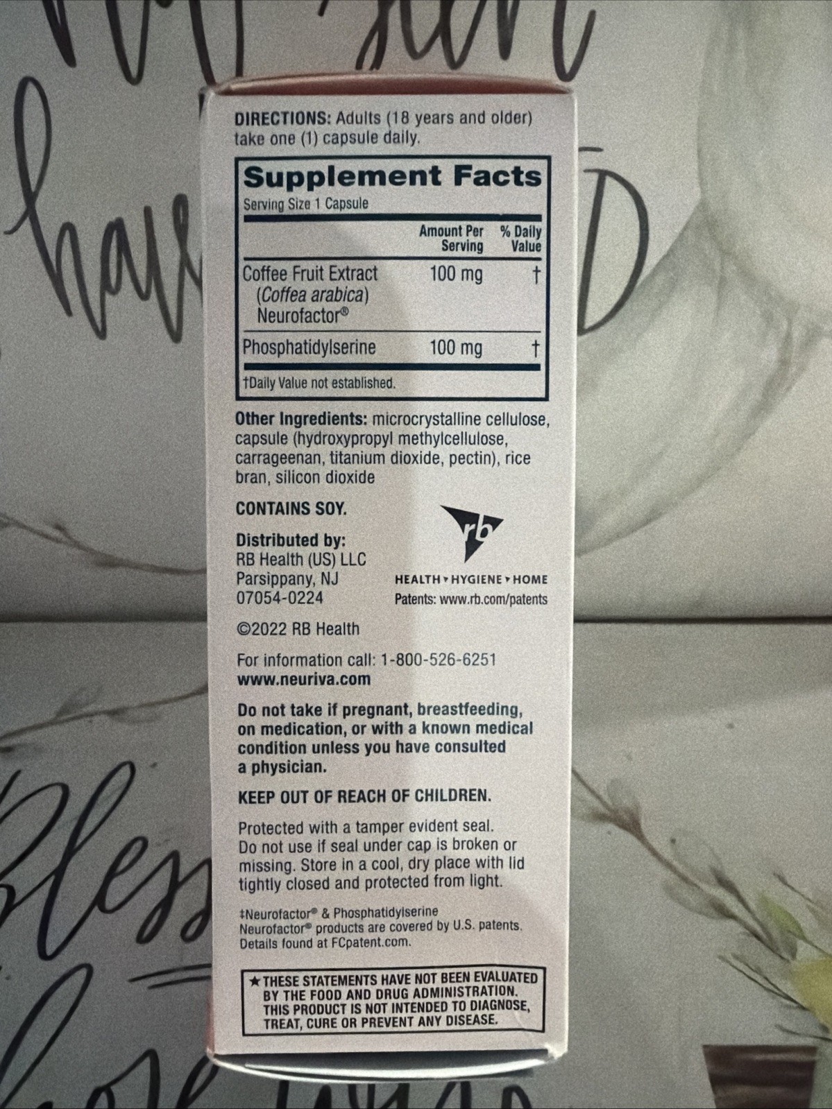 Schiff Neuriva Brain Health Original 30 Caps Exp:09/26