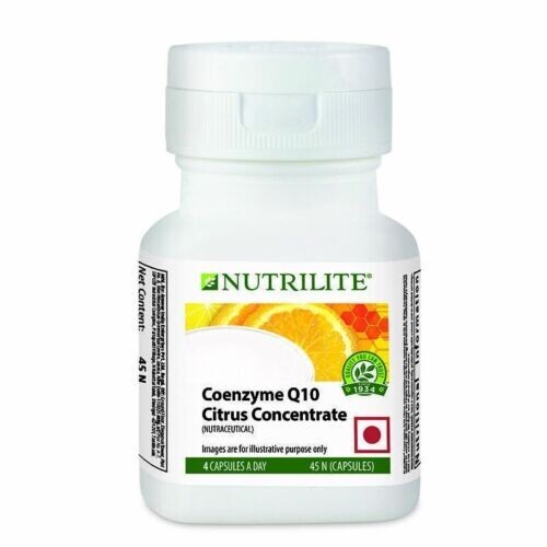 Amway Nutrilite Coenzyme Q10 Citrus Concentrate For Heart Health 45 Tabs