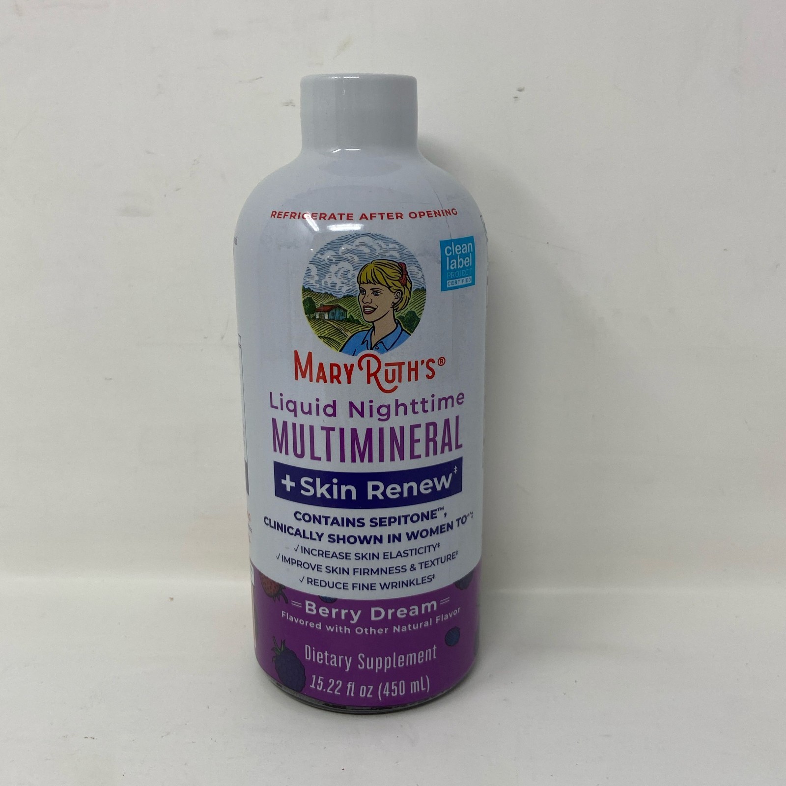 MaryRuth’s Nighttime Multimineral + Skin Renew, Berry Dream, 15.22oz