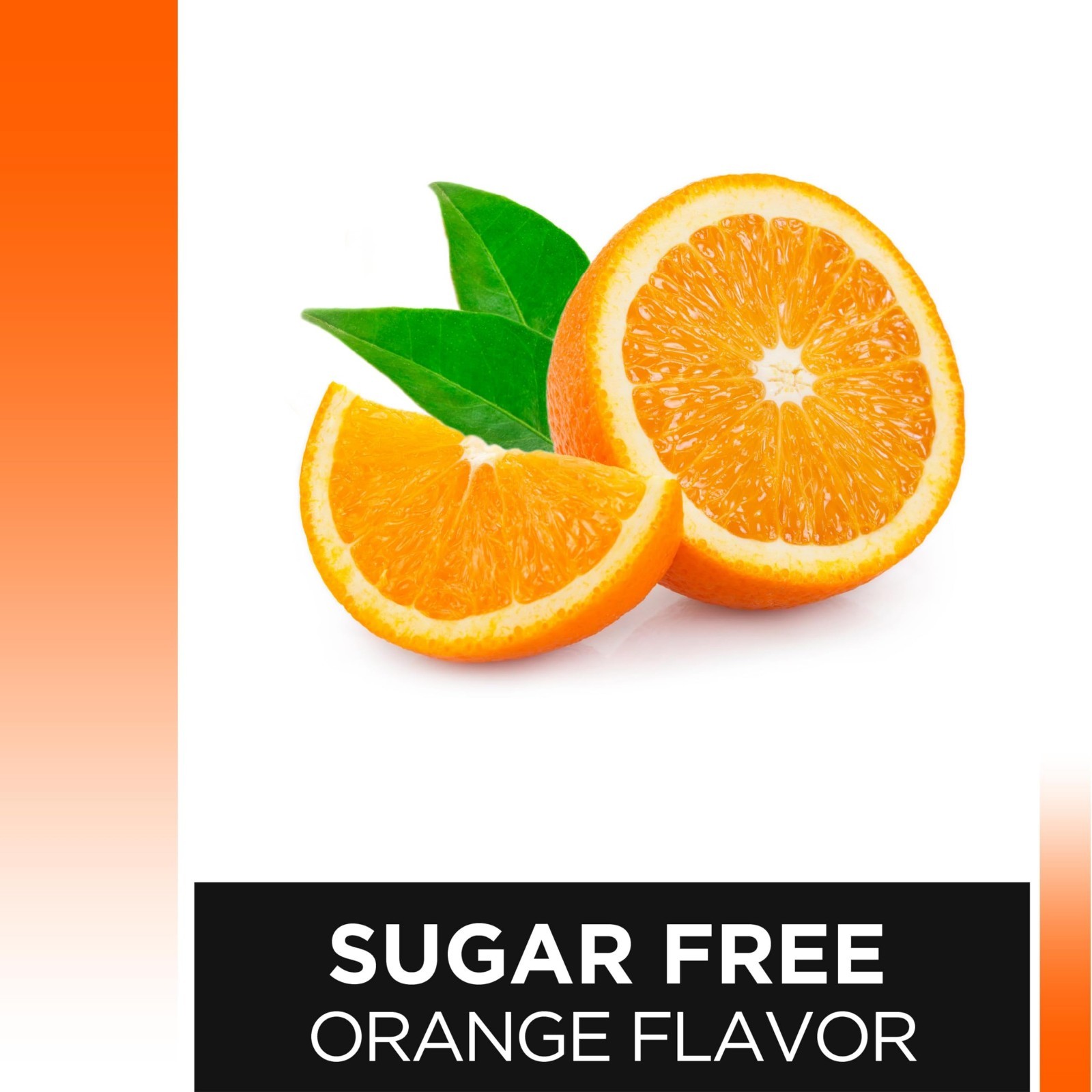Sugar Free Fiber Powder – Naturally Derived Vegetable Formula, 48 Doses, Orange