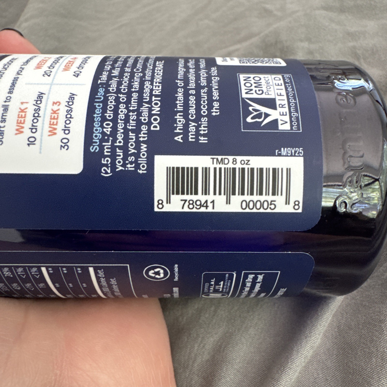 ConcenTrace Trace Mineral Drops | FULL Spectrum – 96 day supply 8 oz BRAND NEW