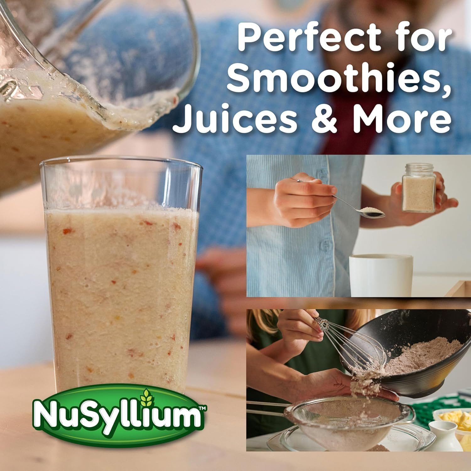 Ultra Psyllium Husk Powder, USDA Organic, Sugar Free Keto-Friendly Fiber Supplem