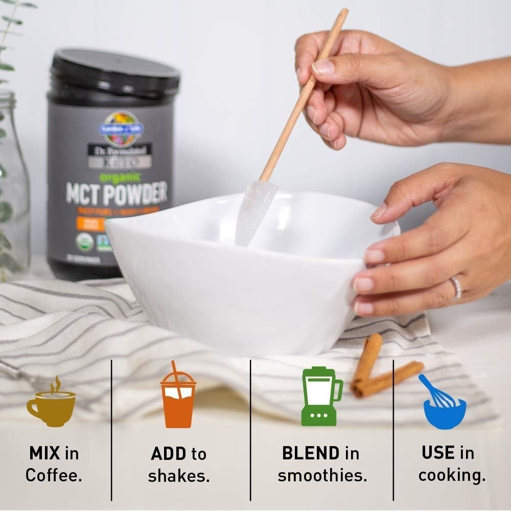 Dr. Formulated Keto Organic MCT Powder – 30 Servings, 6g MCTs from Coconuts p…