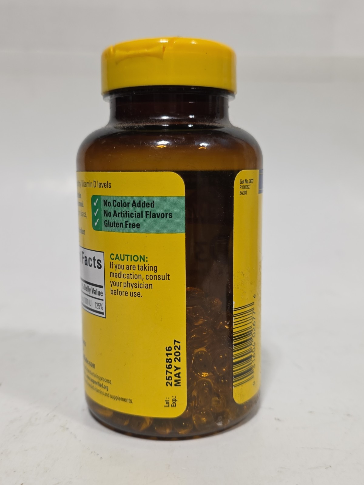 Nature Made Vitamin D3 1000 IU 25mcg Bone Health 300 Softgels EXP 05/27