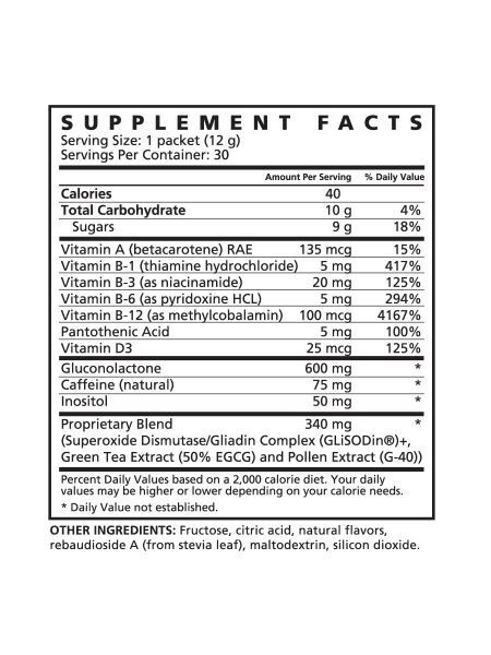 Youngevity Pollen Burst / Natural Energy – 30 Stick Packets