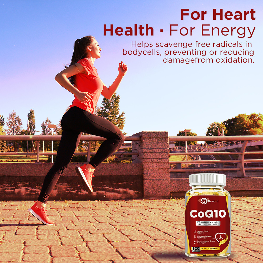 CoQ10 Coenzyme Q10 300mg 120 Capsules Heart Support NON GMO-