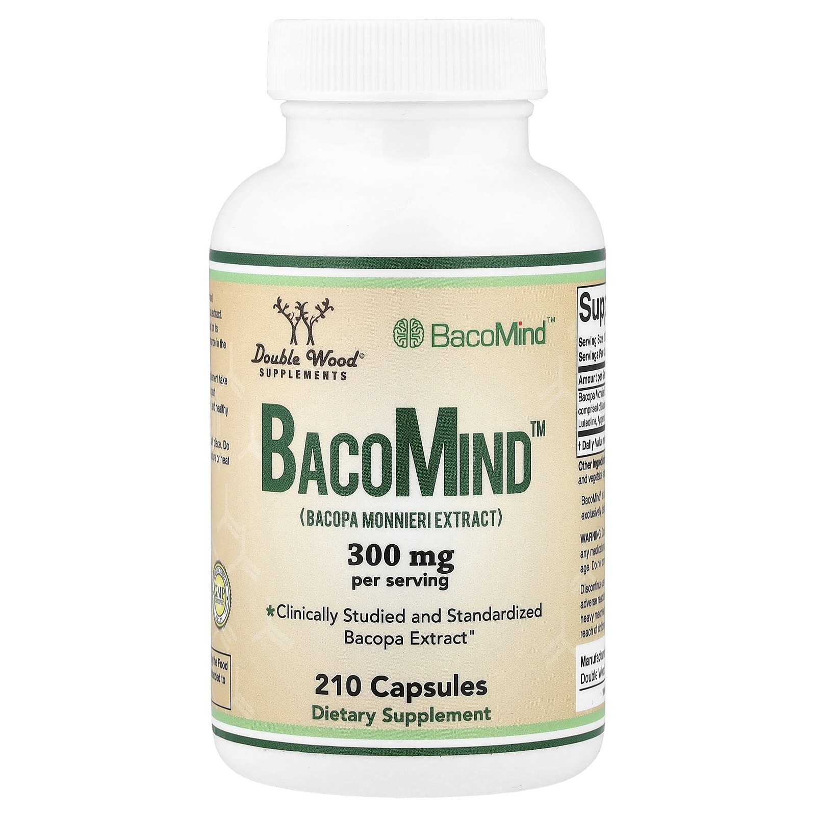 BacoMind™, 210 Capsules (150 mg per Capsule)