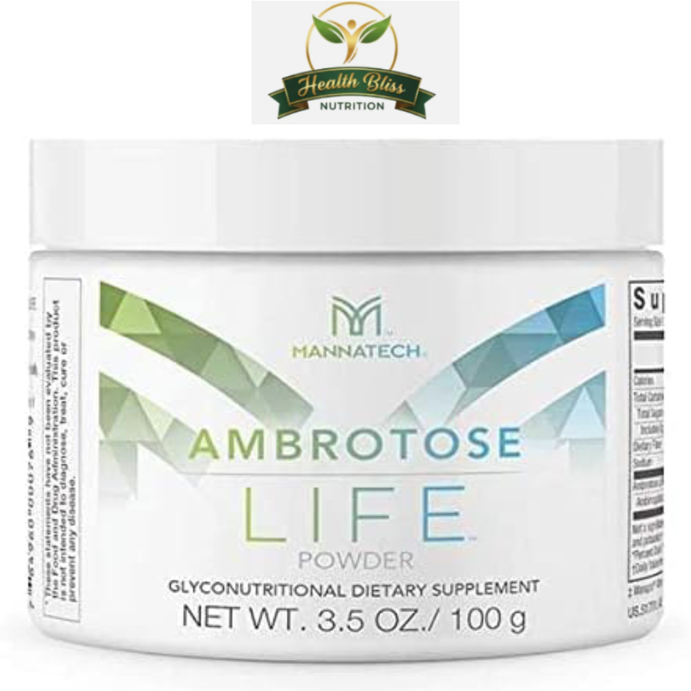Mannatech Ambrotose Life 100g Immune Support Dietary Supplement Powder