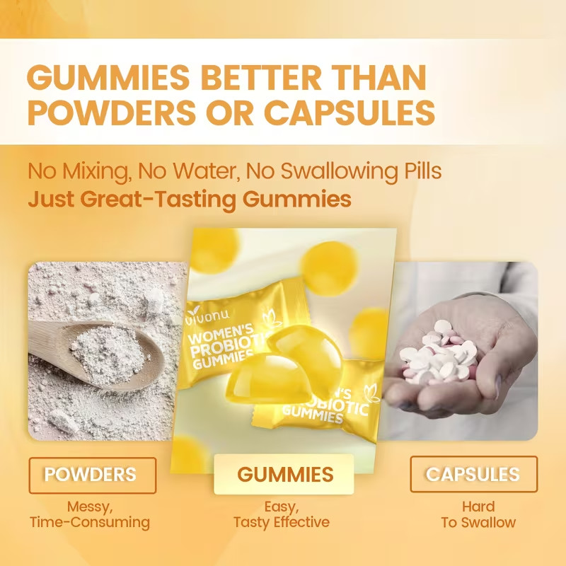 Vaginal Probiotics for Women, Feminine Balance pH Gummies 60ct/1bag Mango Pineap