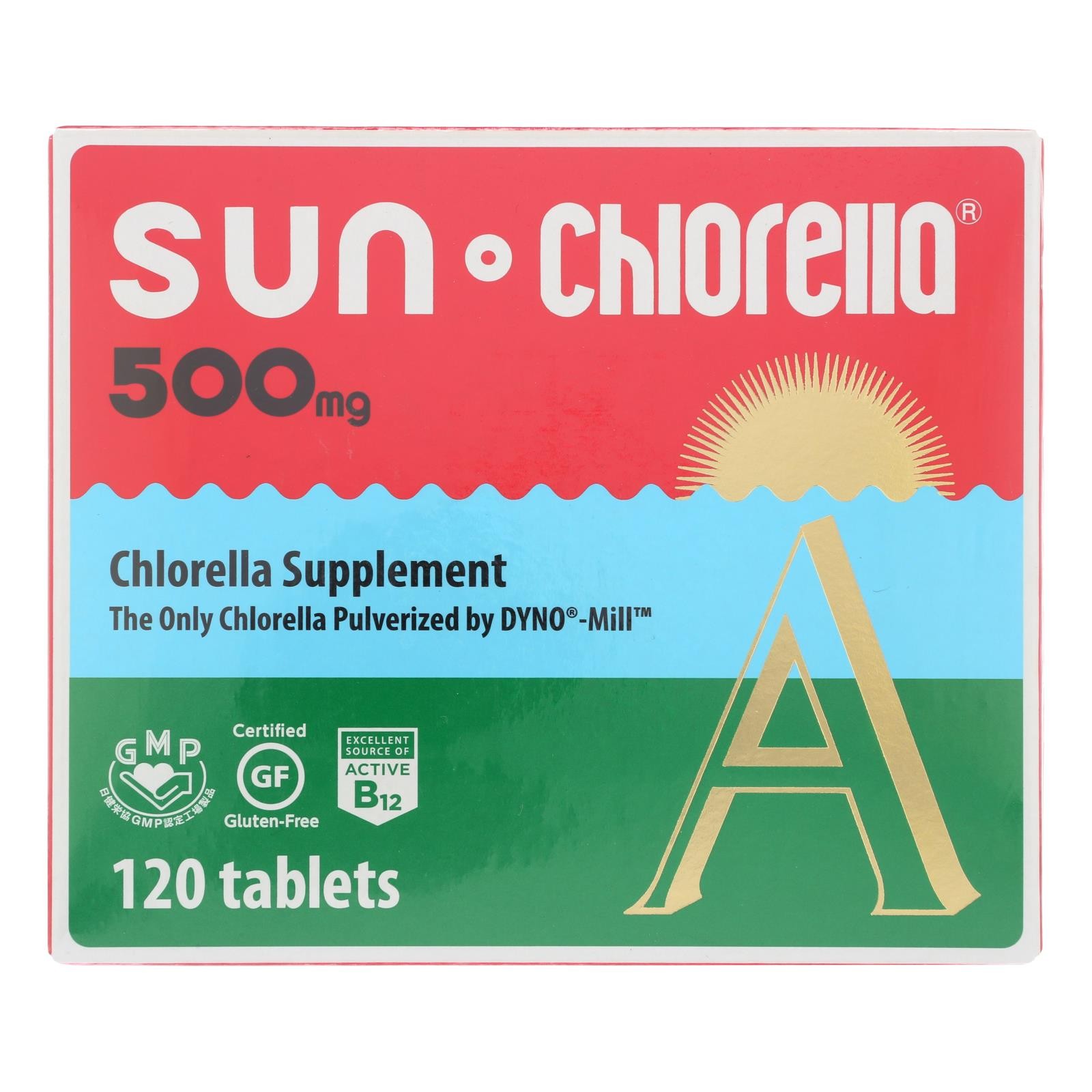 Sun Chlorella A Tablets – 500 mg – 120 Tablets