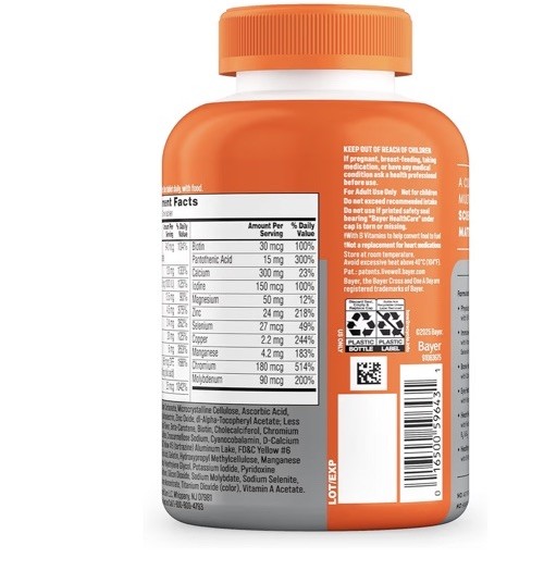One A Day Multivitamin for Women 50 and Over Tablets, Womens Multivitamin 50 plu