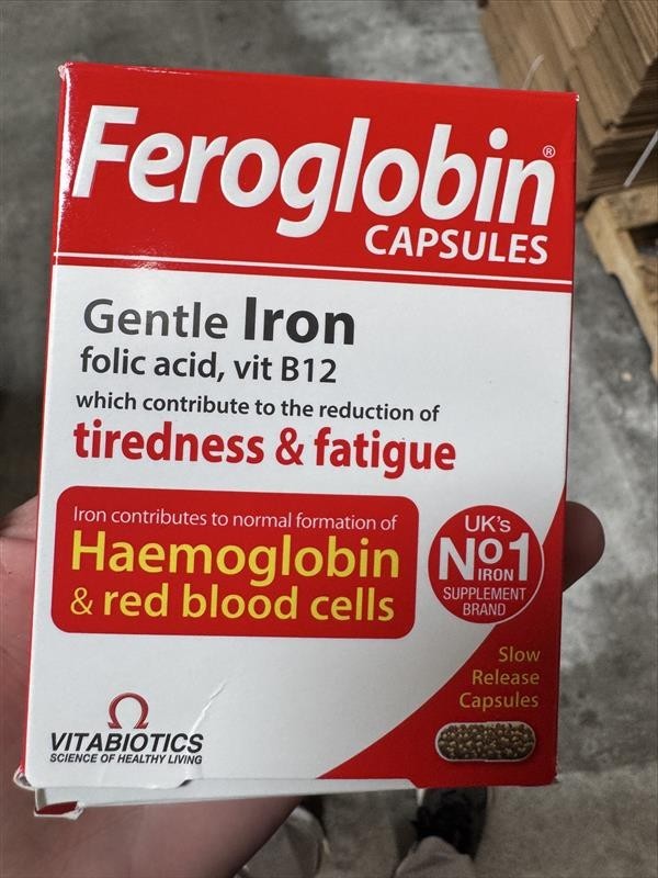 VITABIOTICS Feroglobin Vitamin and Mineral 30 Capsules – pack of 6