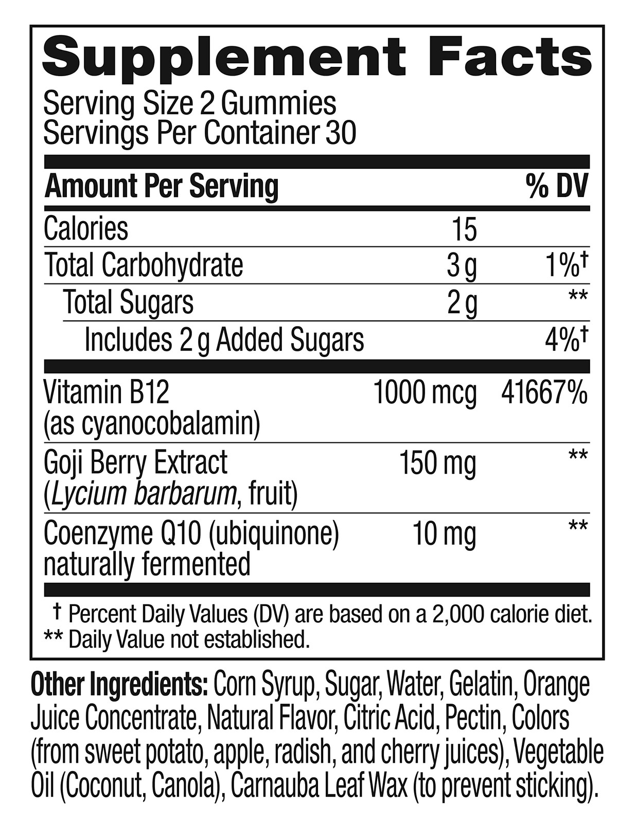 OLLY Extra Strength Daily Energy Gummy, Caffeine 60 Count (Pack of 1), Red
