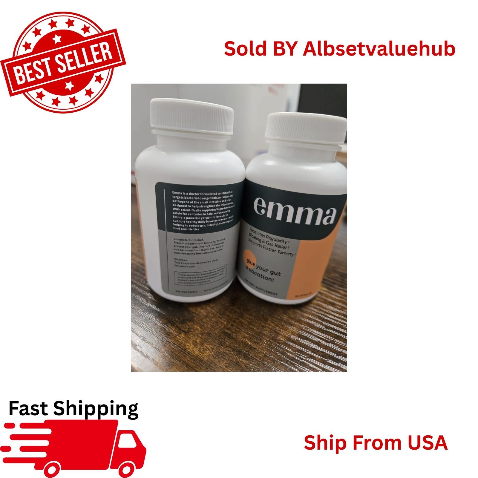 Emma Gut Health Doctors Endorsed Supplement 60 Capsules –