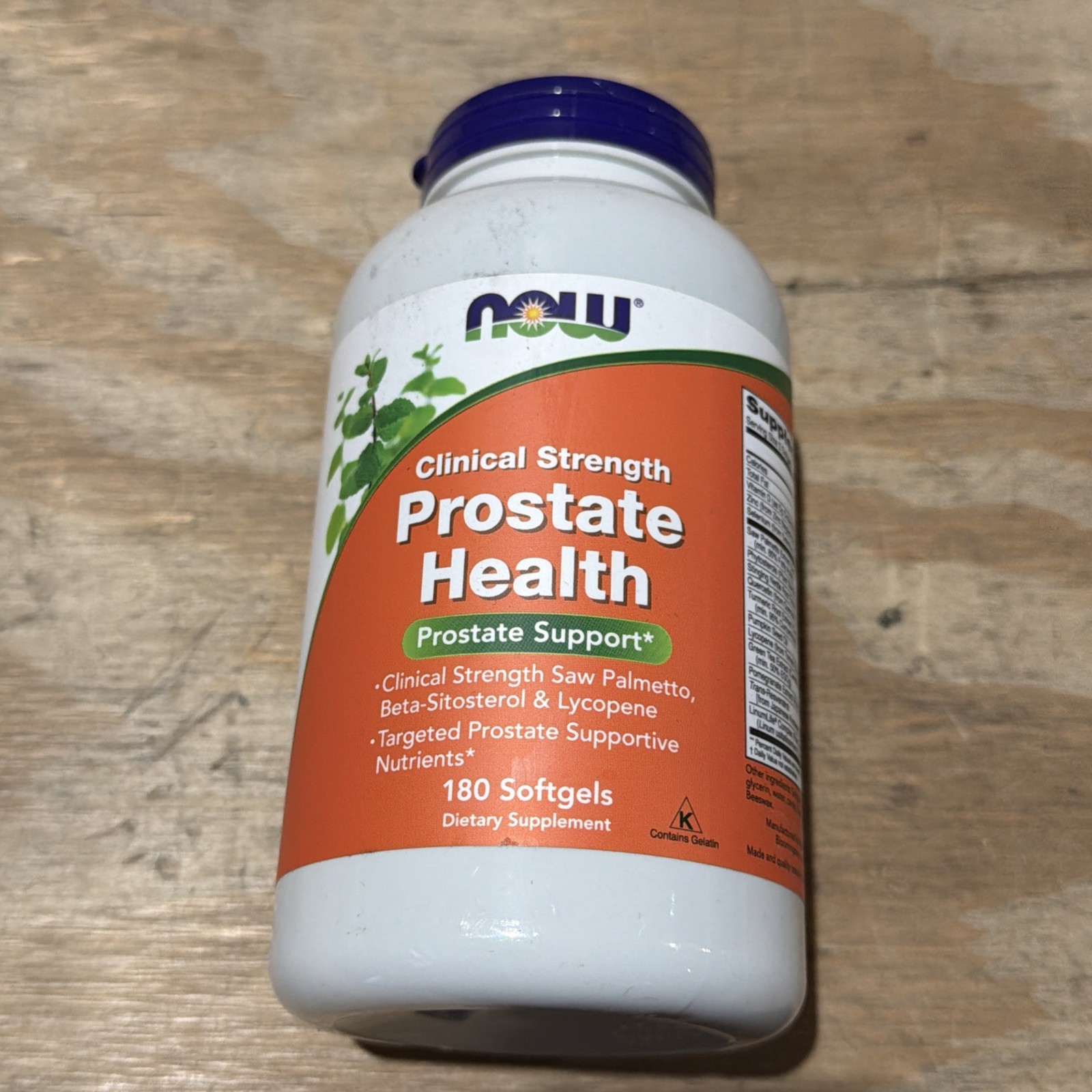 Now Clinical Strength Prostate Health, 180 Softgel Exp 01/2028