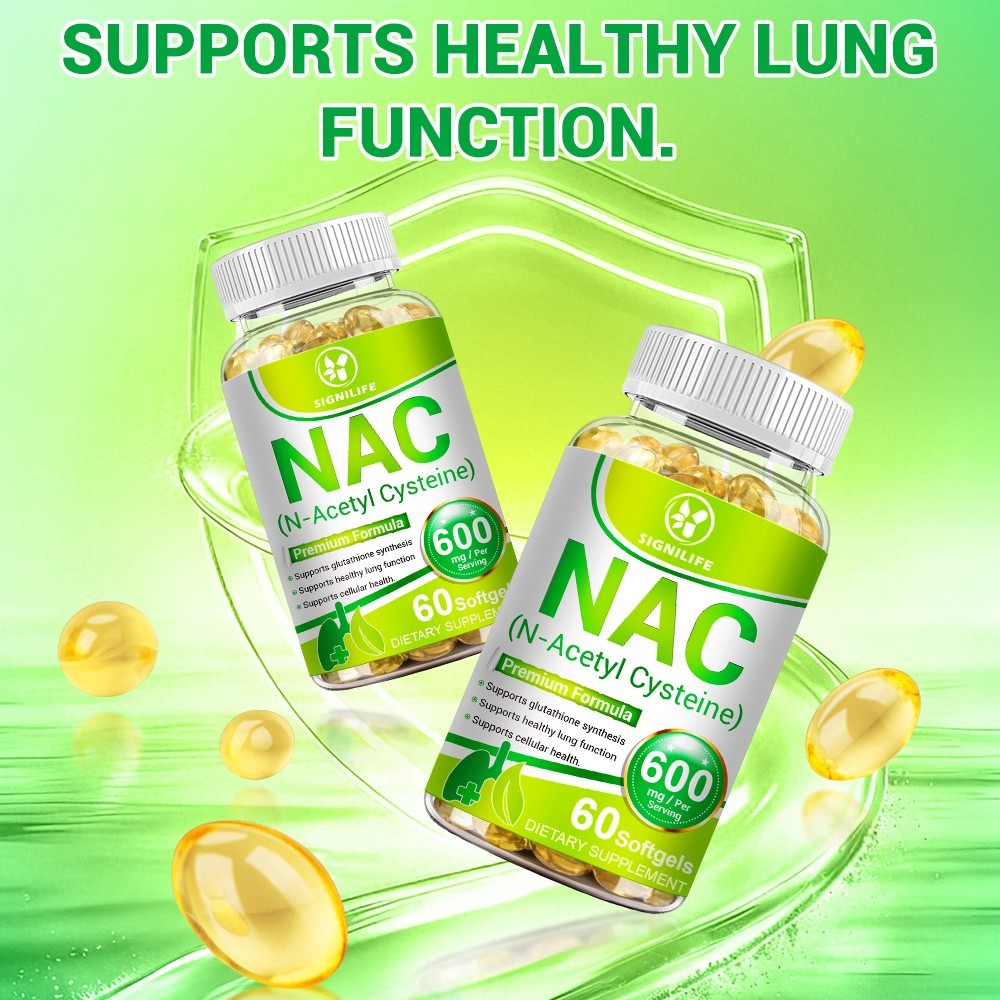 N-Acetyl L-Cysteine (NAC) 4 * 60 Caps Max Strength Veg Supplement