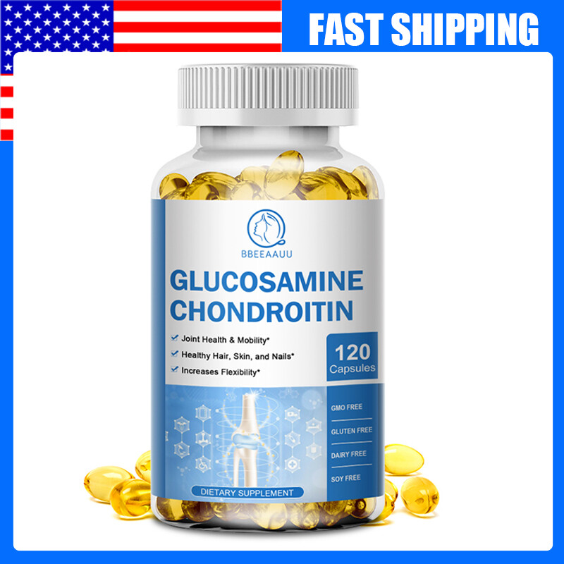 Glucosamine Chondroitin MSM 1500mg Vitamin D3 Triple Strength Joint Support Caps