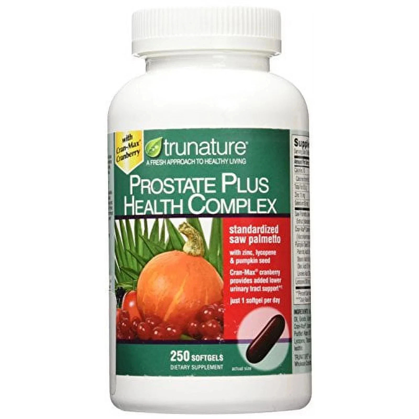 Genuine Trunature Prostate Plus Health Complex – 250 Softgels / Expiry 2028