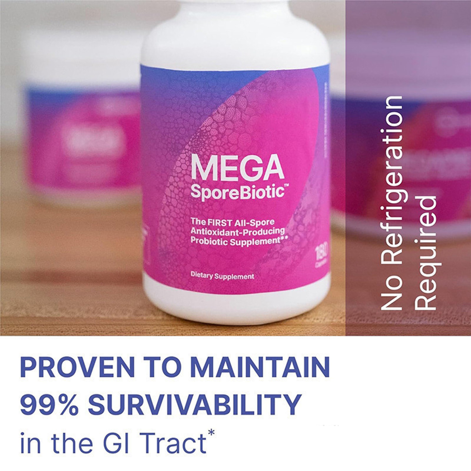 Count 60 Microbiome Labs Megasporebiotic Probiotic Capsules for Health