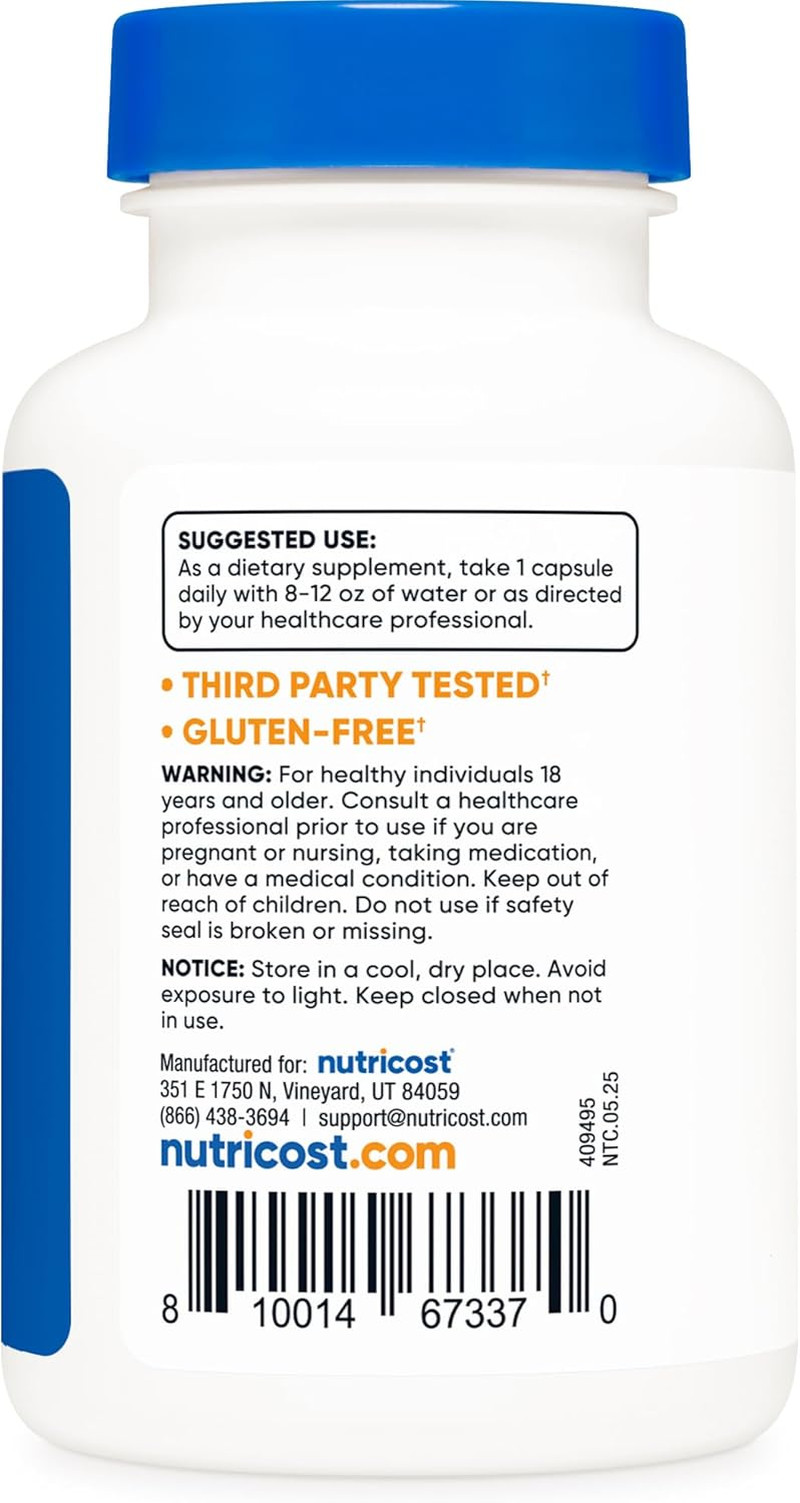 Nutricost Nattokinase 2,000FU, 120 Capsules – Gluten Free, Non-Gmo, Vegetarian F