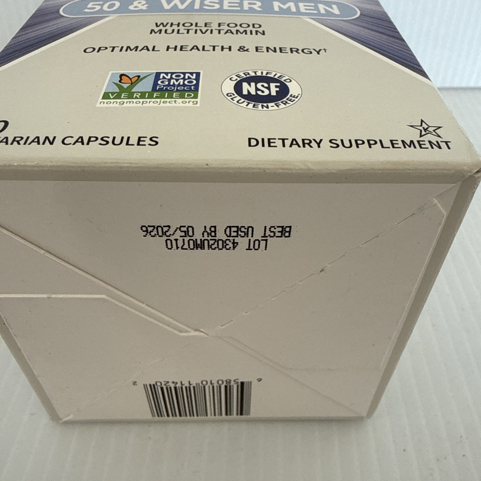 Garden of Life Vitamin Code 50 & Wiser Men 240 Veg Caps (60 Day Supply) 05/2026