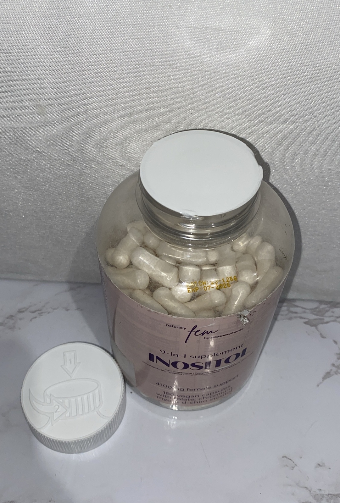 Inositol-Myo & D-Chiro 4100mg / 180 Capsules