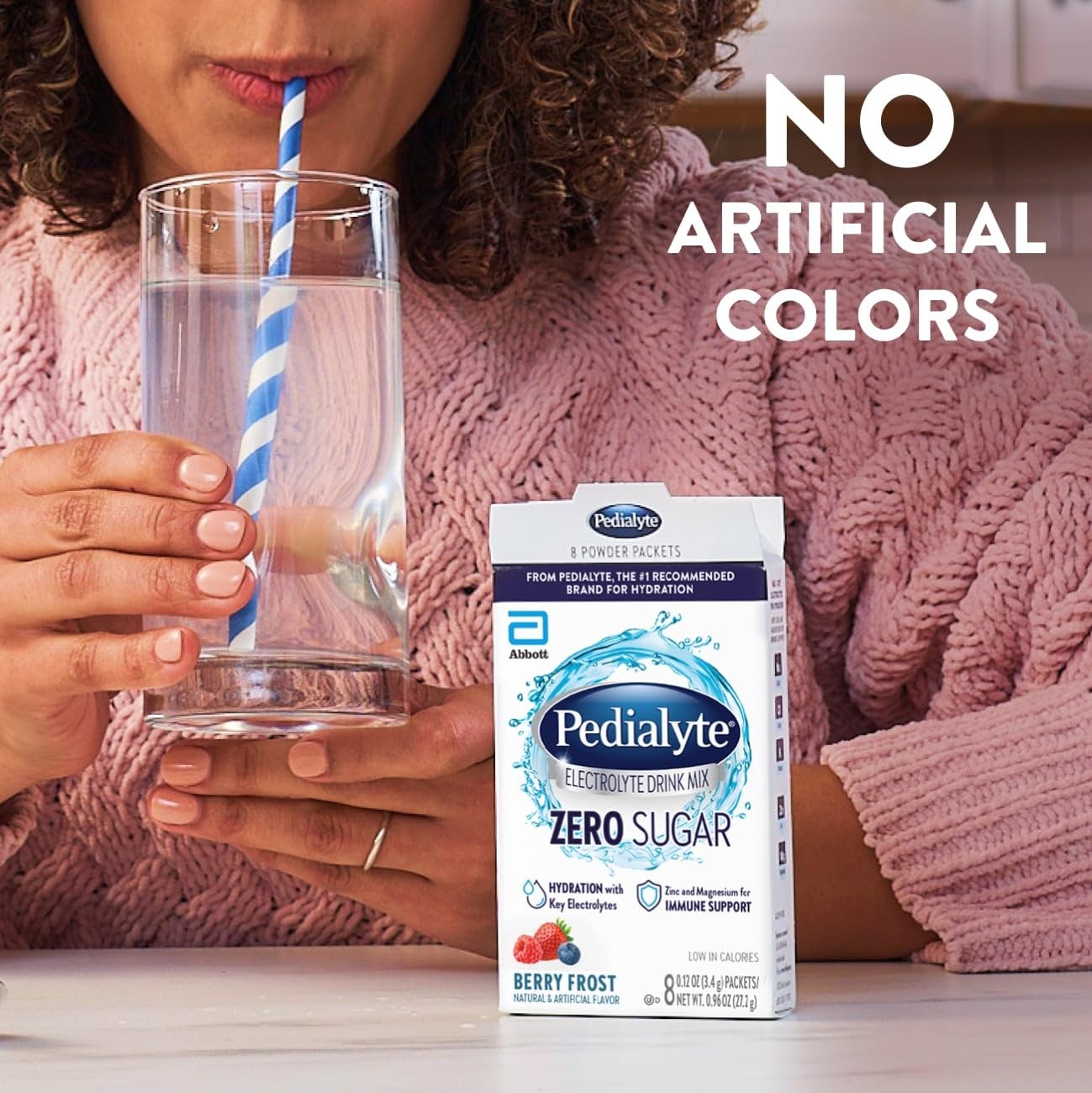 Pedialyte Electrolyte Drink Mix With Zero Sugar | Hydration Key 24 Count