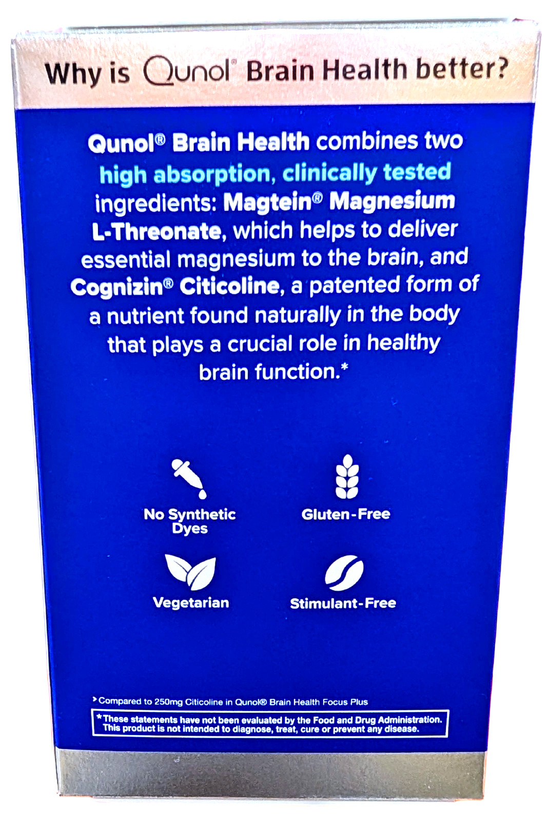 Qunol Extra Strength Brain Health Memory Plus 100 Count EXP 08/2027