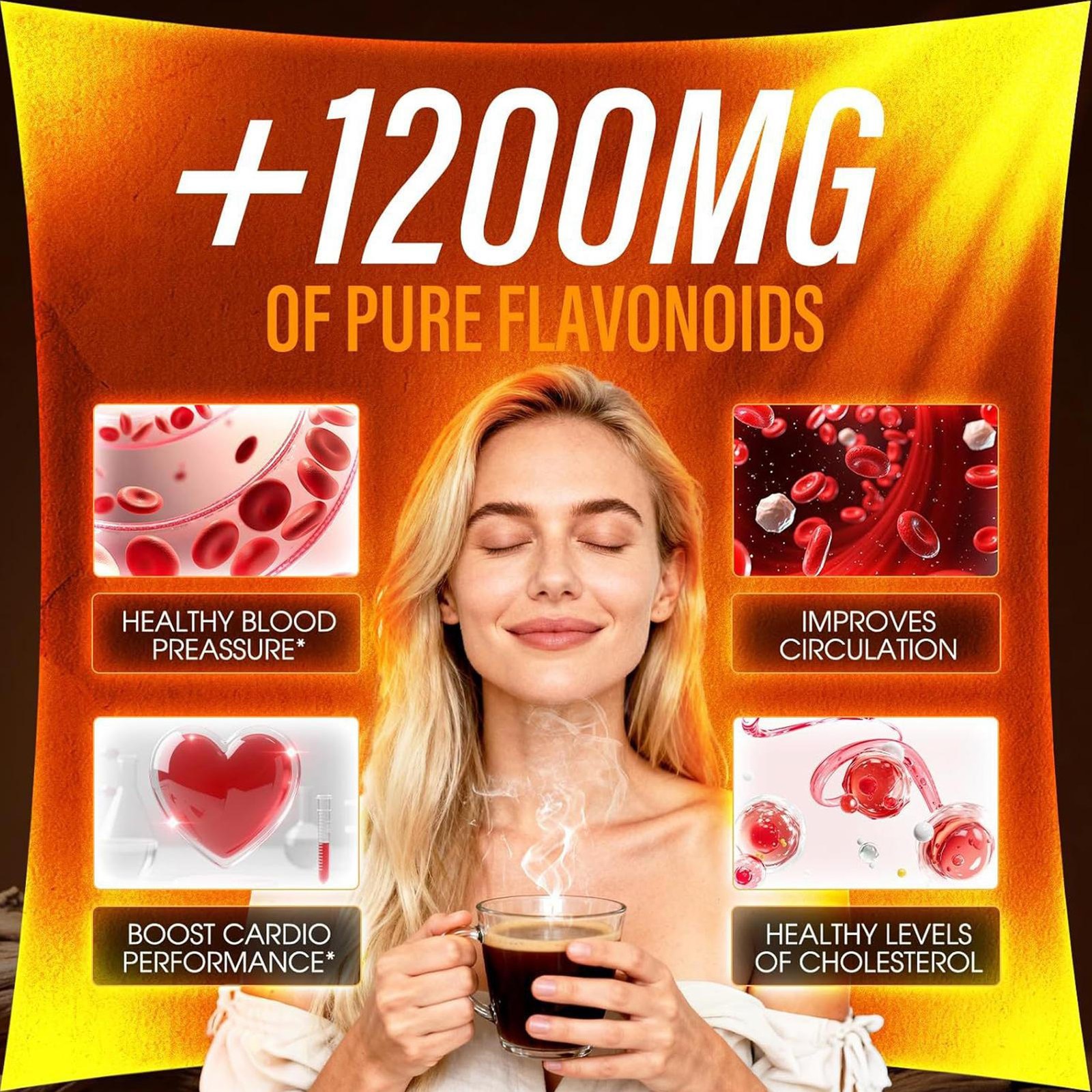 High Flavanol Cacao Powder – 1200Mg per Serving includes Cocoa Flavanols