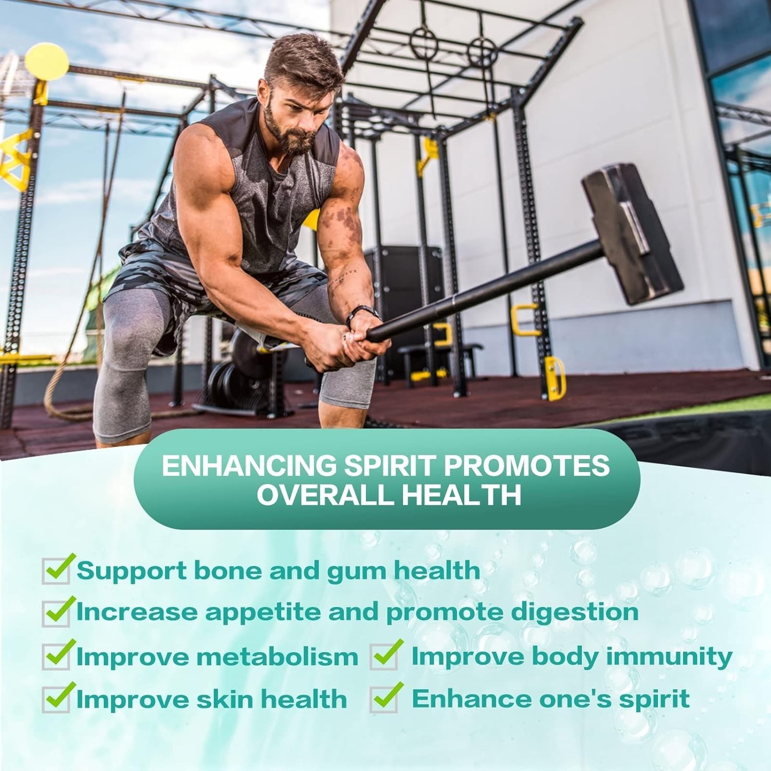 Probiotics Supplement 100 Billion CFU 20 Strains, 2 Prebiotics & Digestive Enzym