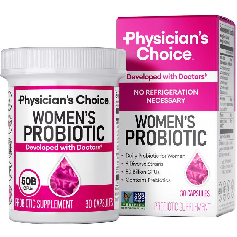 Physician’s Choice Women’s Probiotic 50 Billion CFU 30 Capsules Dietary Suppleme