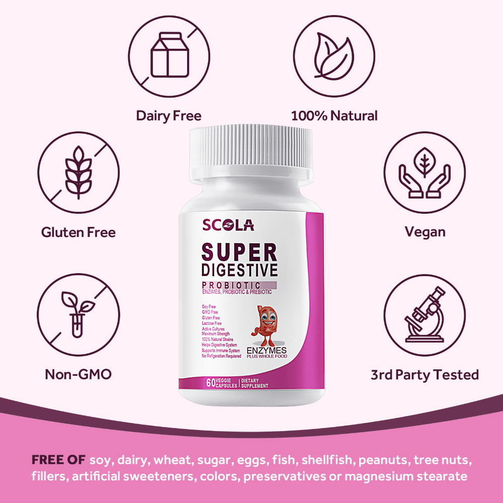 Probiotic blend of Lactobacillus reuteri 100 Billion CFU/gm – 400mg – 60Capsules