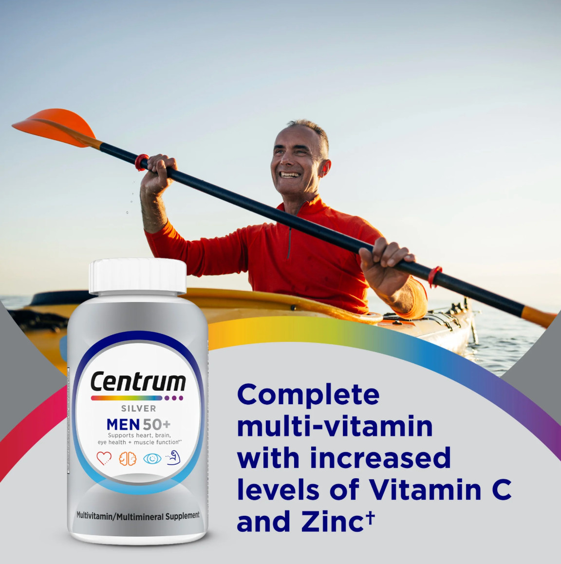Centrum Silver Men 50 Plus 100 Tabs Complete Multivitamin