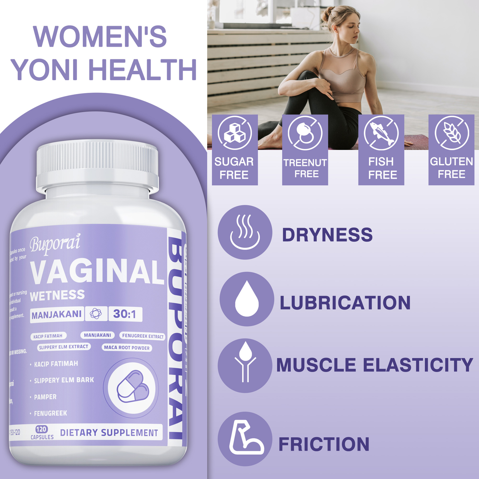 Vaginal Wetness -Women’s Health,Hormone Balance,Support Healthy Vaginal Moisture