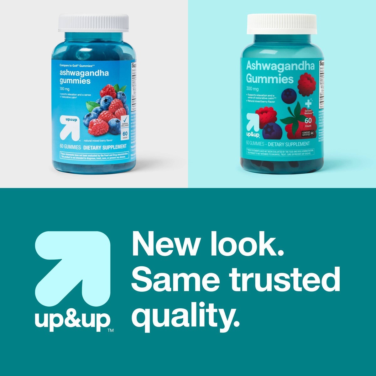 Ashwagandha Dietary Gummies – 60ct – up&up™