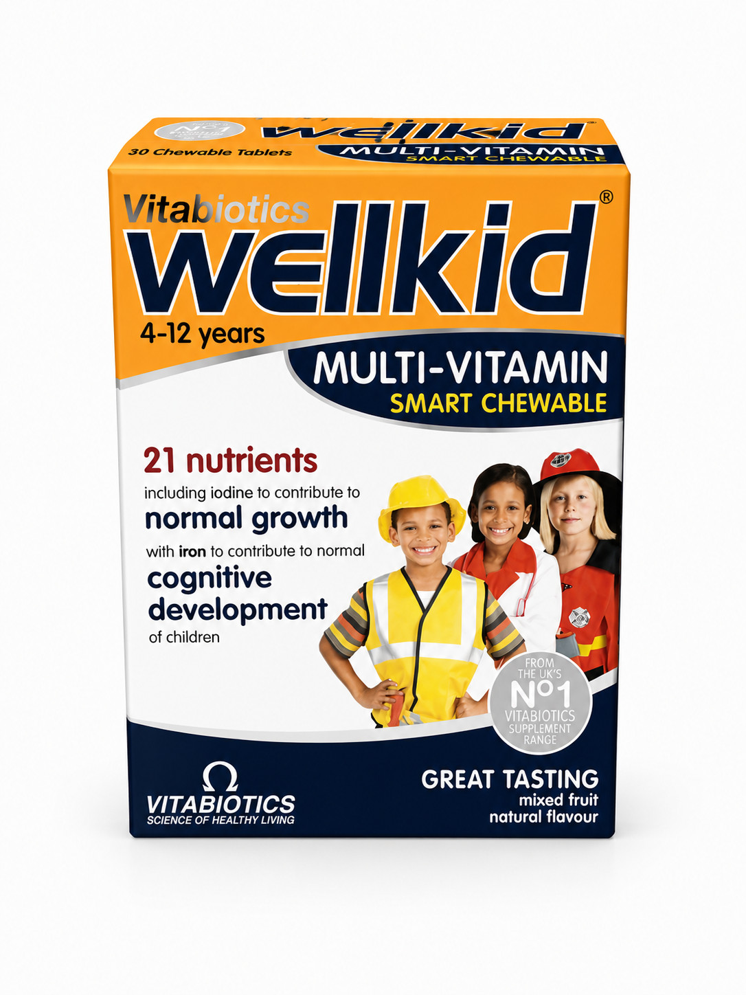 Vitabiotics Wellkid Multi-vitamins – 30 Chewable Tablets