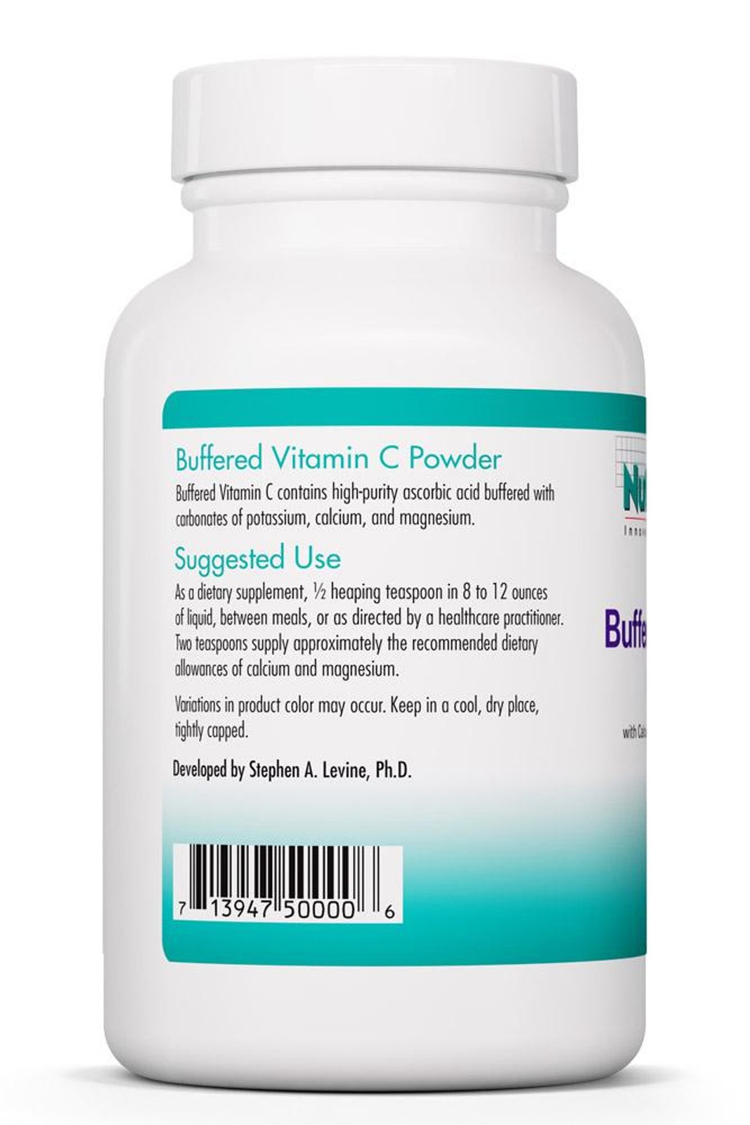 NutriCology Buffered Vitamin C Powder 102 Servings, 240 grams, NEW Sealed