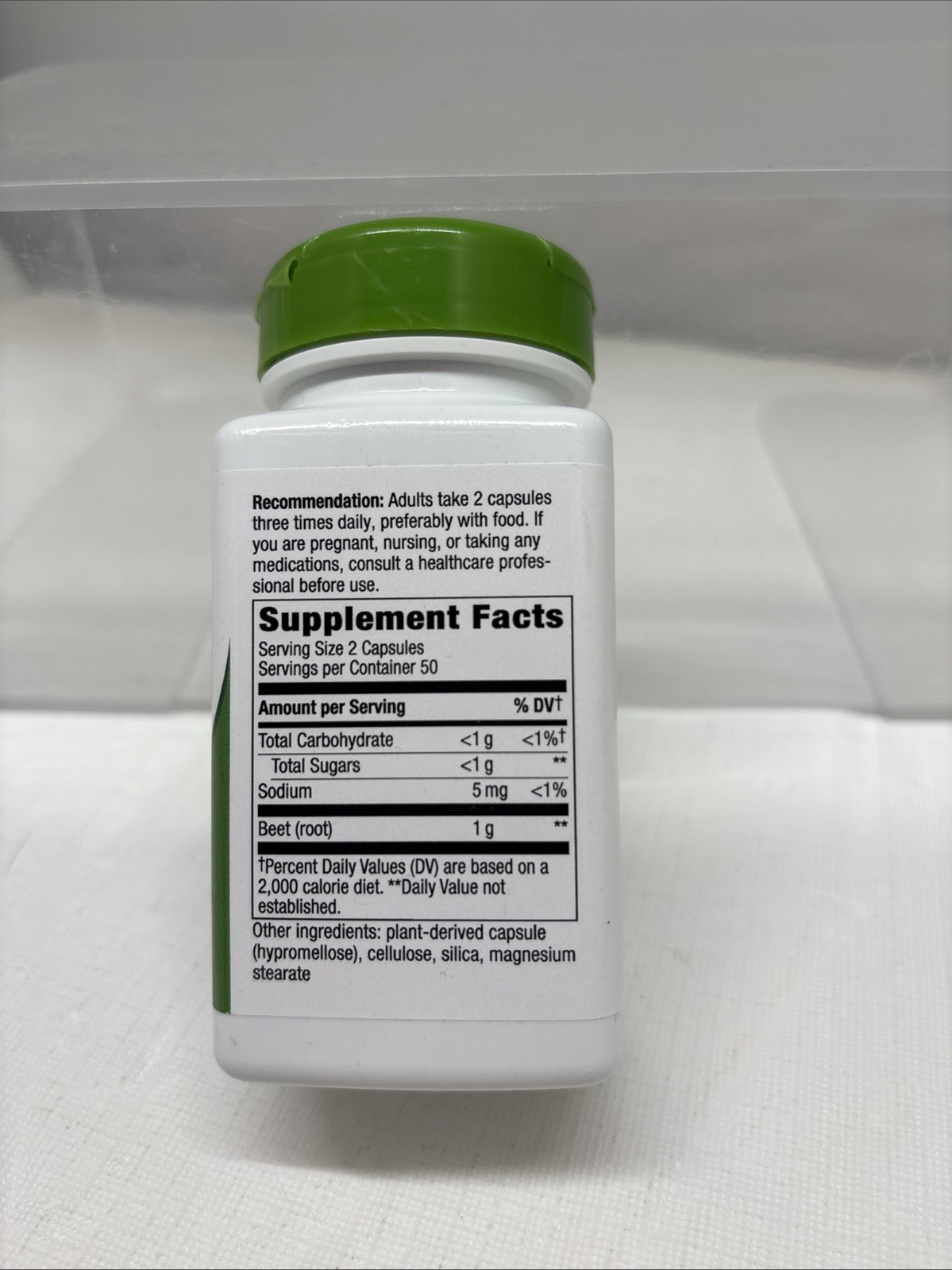 NATURE’S WAY – Beet Root – 100 Vegan Capsules – EXP. 8/30 (B84