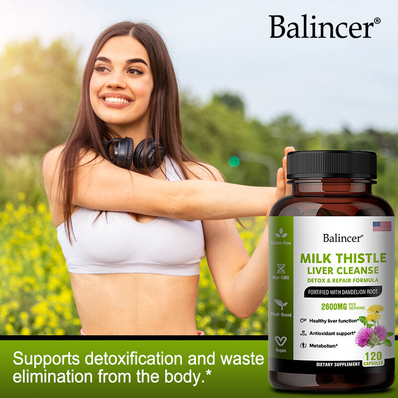 Milk Thistle Liver Cleanse, Detox Repair Formula, 2600 mg per serving