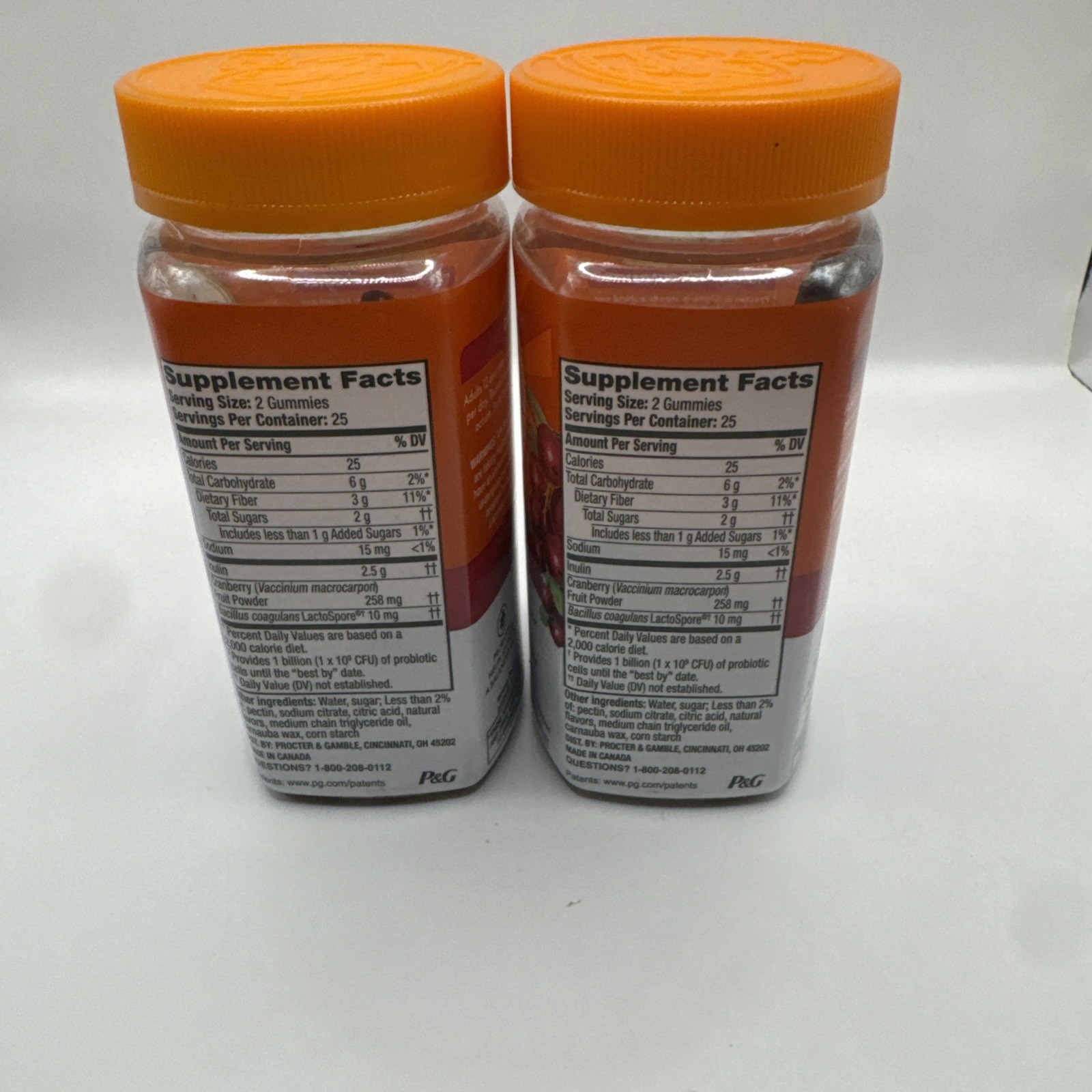 Lot (2) Align Women’s Health Prebiotic Probiotic Cranberry 50 Gummies Exp 5/27+
