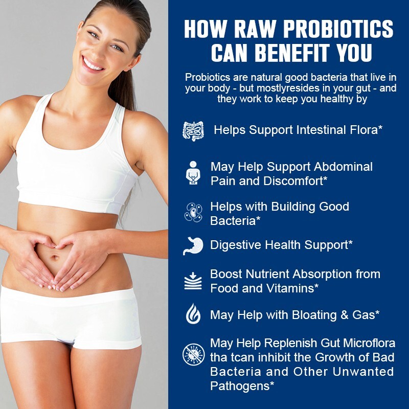 Probiotic Enzyme Capsules 100 Billion CFU Immunity Digestive Support Mood Health